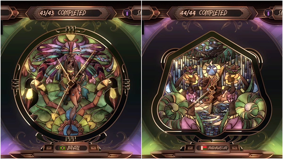 FuchsFeuer22763's tweet photo. Madagascar &amp; Brazil are sooo colorful #GlassMasquerade #OnyxLute #DigeratiDM #indiegames #Puzzles #PS4share https://t.co/RUmeIUgdYk