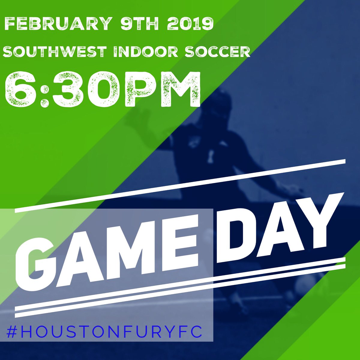 Game day! Wish your #HoustonFuryFC team good luck! 
Don’t forget to come and support your favorite players at Southwest Indoor @ 6:30pm ⚽️ #HoustonFuryFC