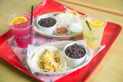 . Family owned and family friendly! Kids #fiesta available with a choice of mulita or #taco with a side of beans and rice and a small aqua fresca. #NomNomNom