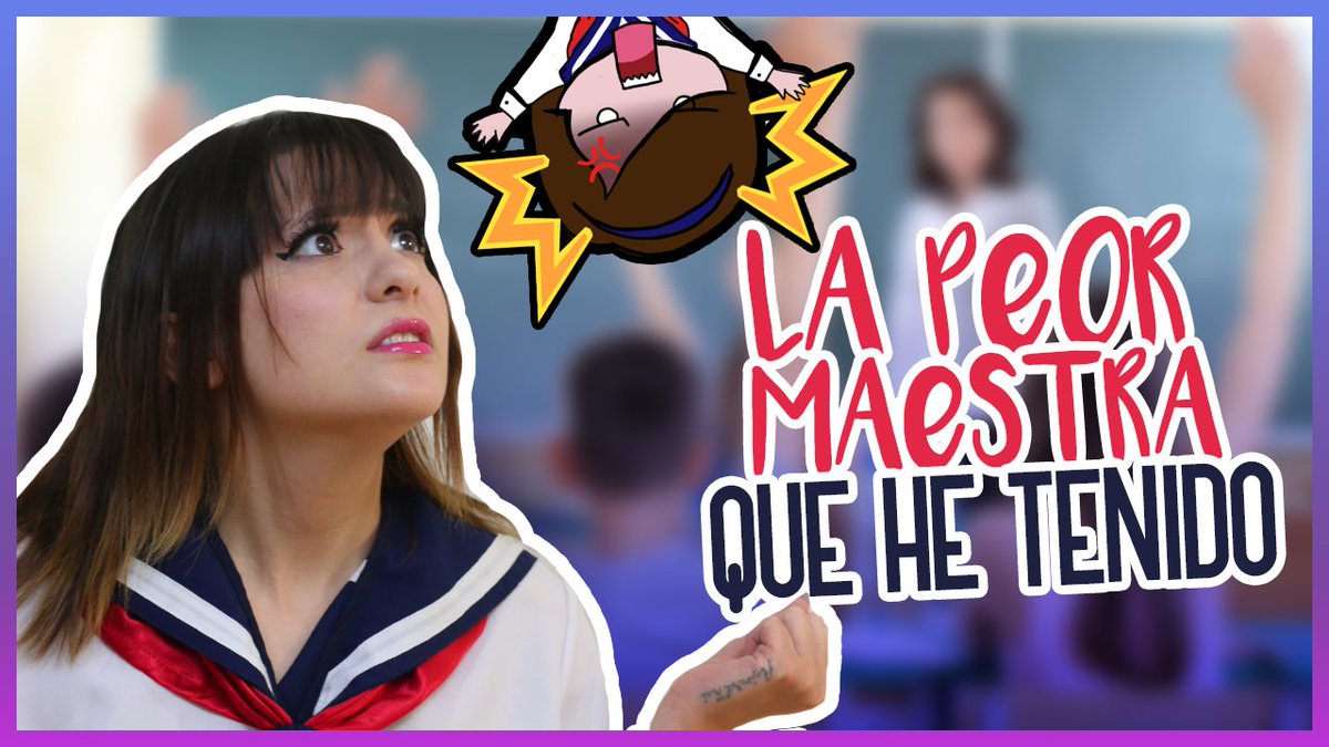 Nuevo video!!!
MI PEOR EXPERIENCIA EN SECUNDARIA! Agarren botanita para verlo <3
Me ayudas con un RT? 
Link: youtu.be/cosO_hZSXmw