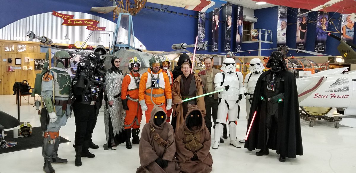 XWingProject's tweet image. Legions represent at @wingsmuseum @rebellegion @501stLegion