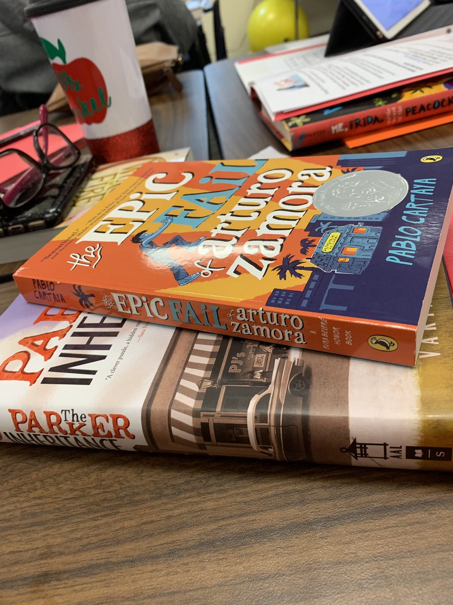 MsMastroianni's tweet photo. What a GREAT #Professionaldevelopment we won free books! I sit through just about anything for free books!! Thank you @alieflibrarians and @Alief_Libraries @geneva_browning @ALXLibrary @MissFaskel #aliefmission #literacyforthewin #AliefPDRocks #whatanovelidea 📚 #AliefLibrary https://t.co/OoEi7rkvr9