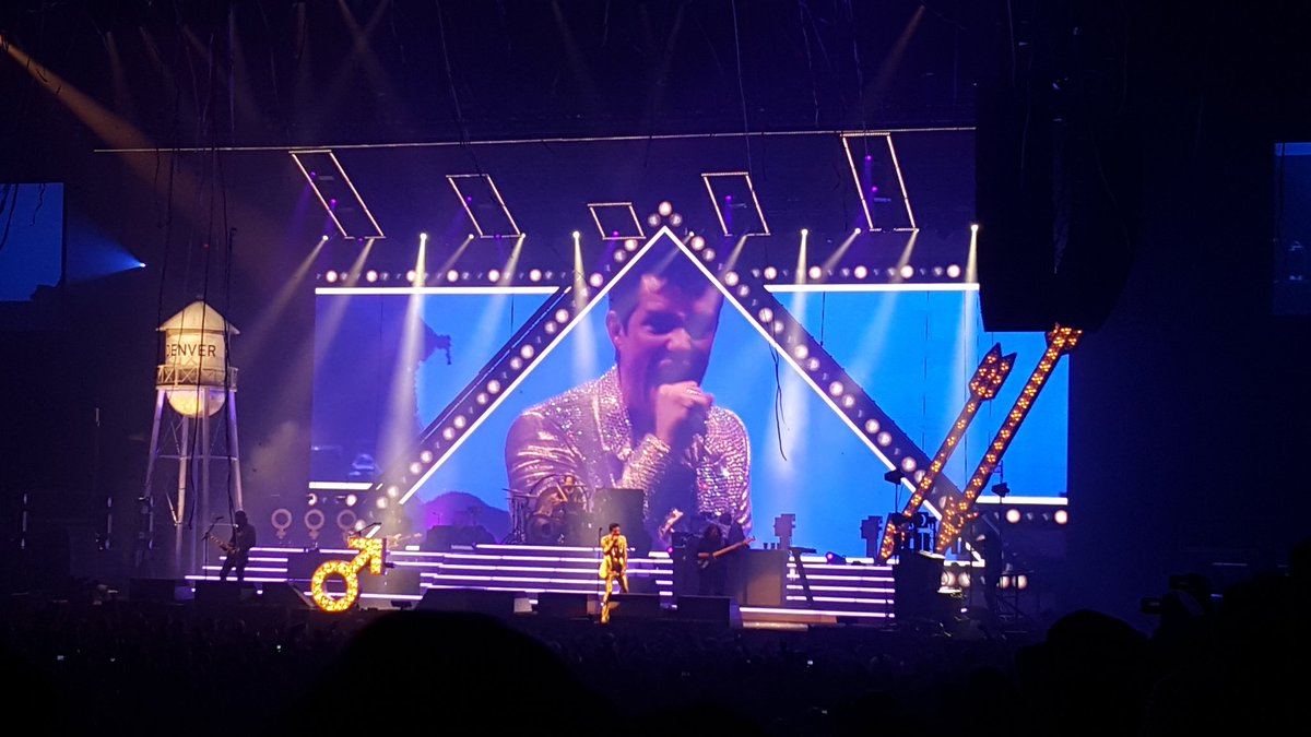 eddypeacock's tweet photo. @thekillers I've been to a ton of concerts during my lifetime.  Someone asked me a couple days what the best concert I've ever seen was. I showed them this pic...#killersdenver2018 https://t.co/nMBKywVzml