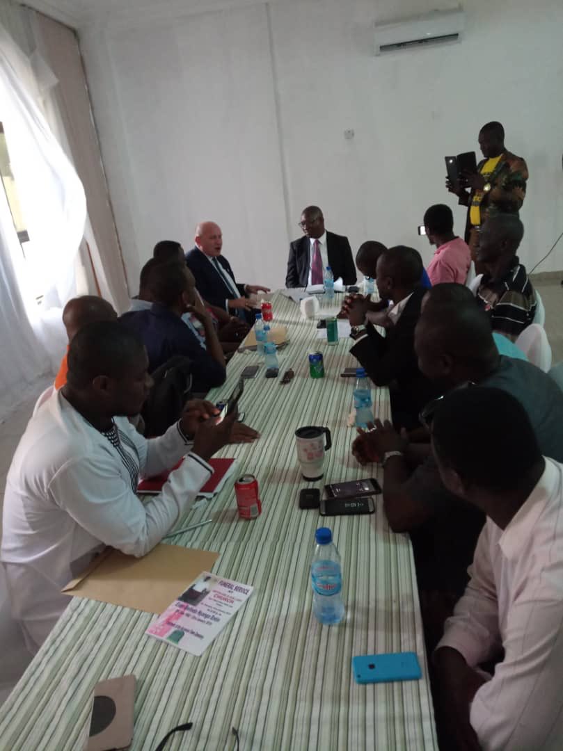 Breaking news!!!!

British High Commissioner meet with Mighty Blackpool Executive.