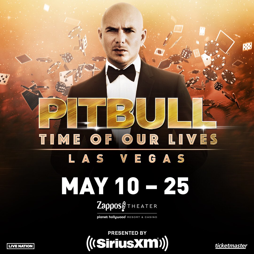 See you soon, Vegas! 💰 🎲 🎰
All tickets are on sale now at http://ticketmaster.com/pitbull 🔥
