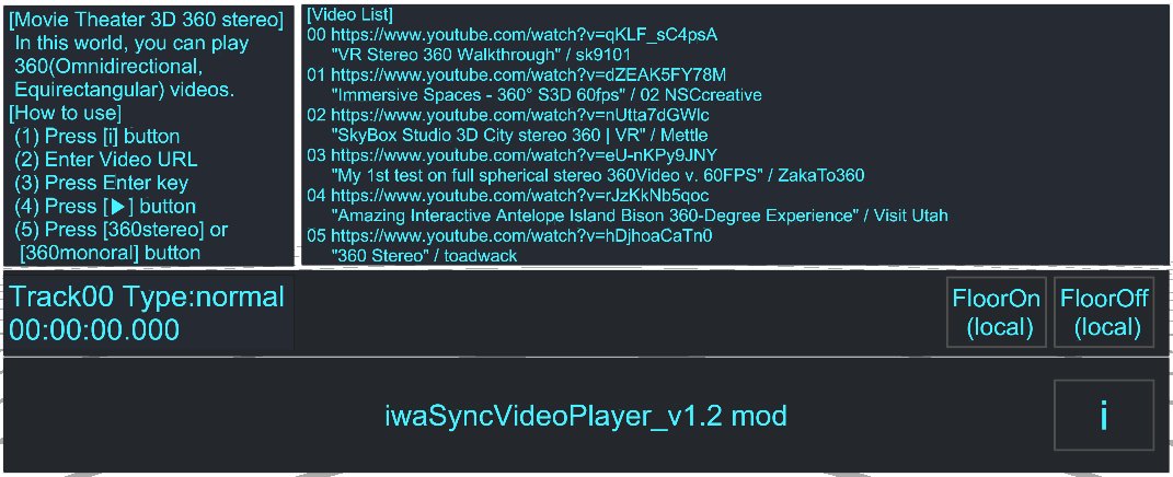 Suna 360度 全球 の立体視動画を再生できるワールド Movie Theater 3d 360 Stereo をpublic申請しました 視界全体に 奥行きのある 動画 が流れる体験は なかなか面白いと思います Youtubeに上がっているステレオやモノラルの全球動画も再生できます