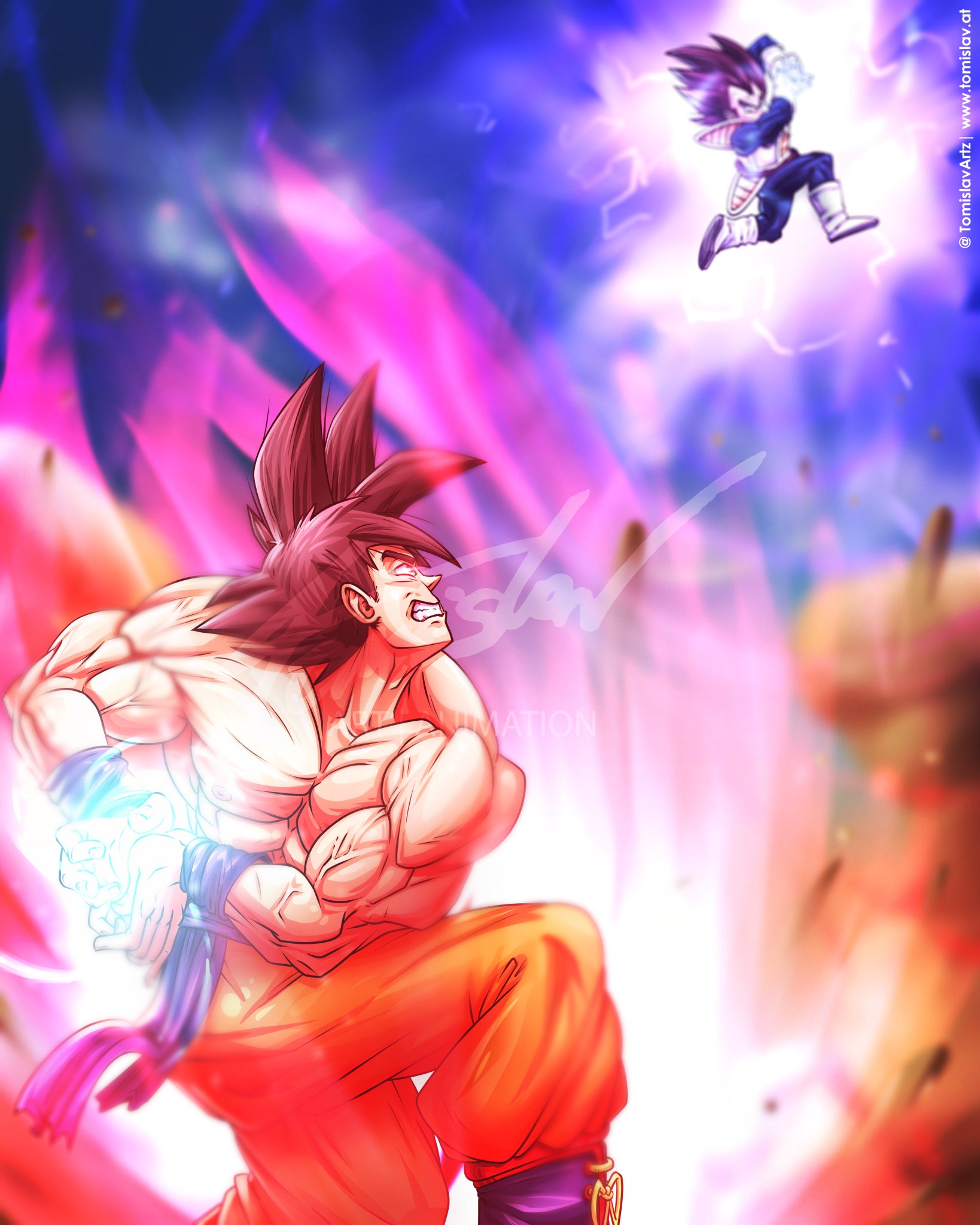 Tom Is Love On Twitter Son Goku X Vegeta Kamehameha Vs Galick Gun Which One Is Stronger This Was A Fairly Quick Artwork Hope You Like It Share It And Show