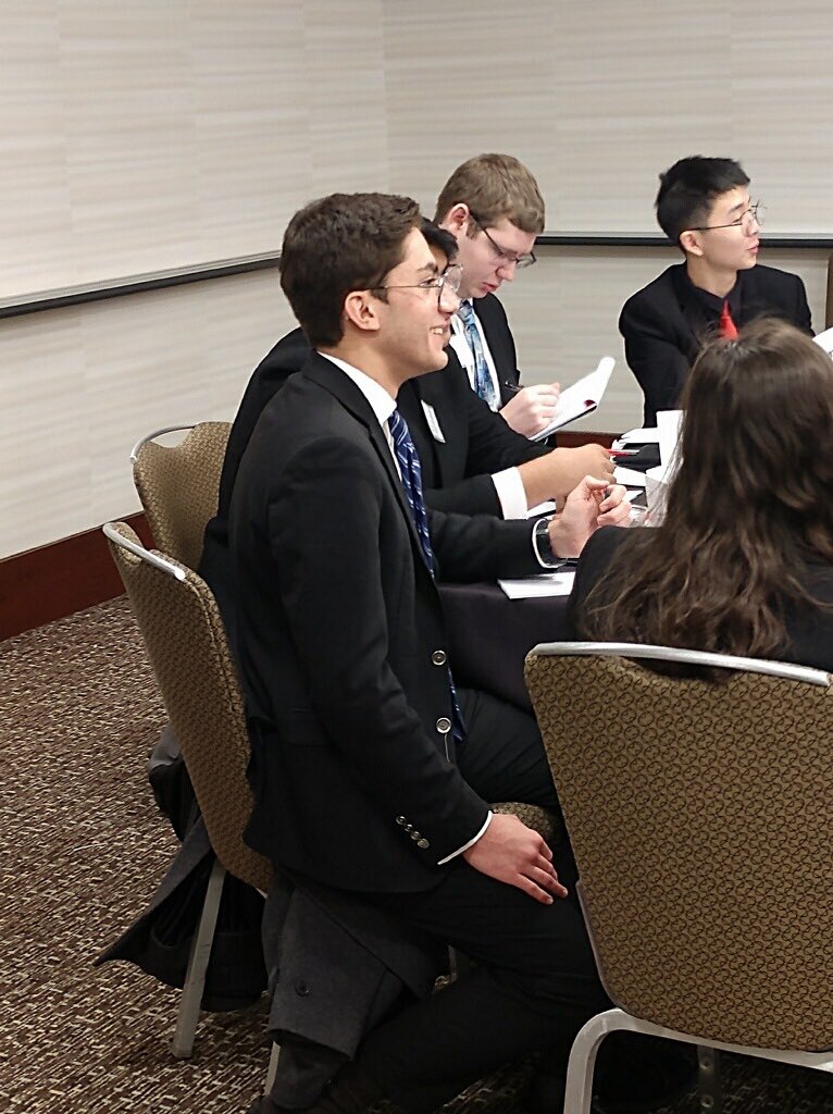 SJMUN's tweet photo. And Ahura, Eric, Dan, and Jack A. MUNing the day away. #munuc https://t.co/m0XdHJ1hrZ