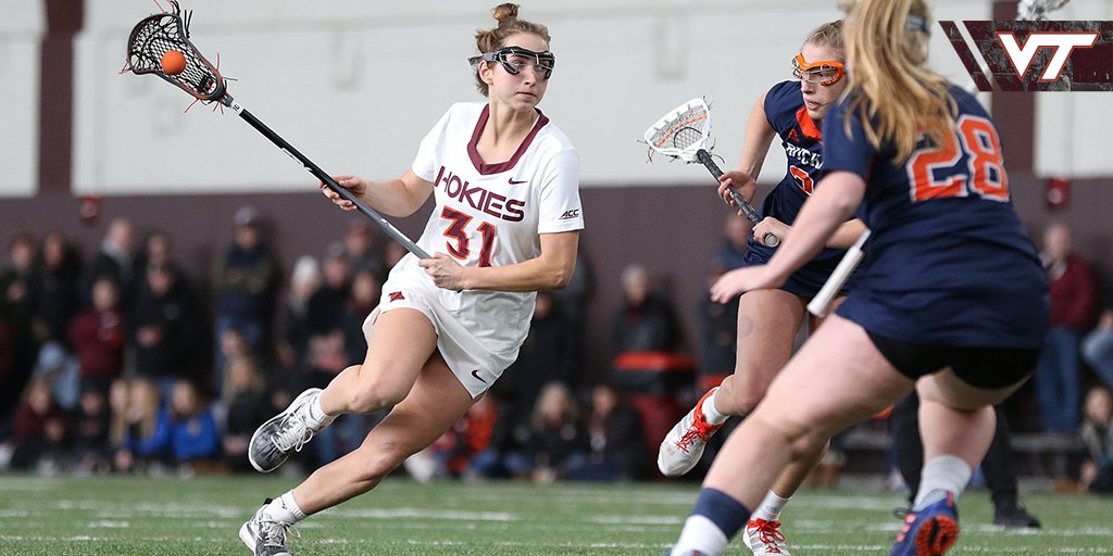 HokiesLax's tweet photo. In Saturday's season opener, @emmacroooks led all scorers with four goals as we cruised to a 14-4 victory over Bucknell 🙌

We're back on the field next Wednesday, Feb. 13 when we take on JMU at 4 p.m. from the Indoor Practice Facility 

Recap, notes 👉 https://t.co/fnU9ZmOI1E https://t.co/BalD4hXMjD