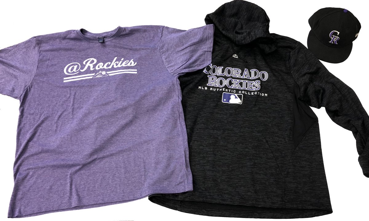 Game-worn hoodie, CR cap and how about an AtRockies tee?

RETWEET NOW and you could win all three! 👌