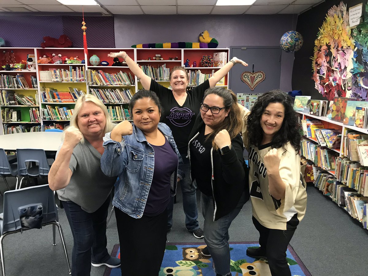 aspenelem's tweet photo. Love who you work with. ❤️ #AspenPride https://t.co/XeYEmshlz2