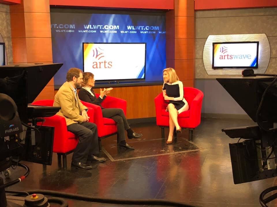 KathyDebrosse's tweet photo. Drumming up first ArtsWave Days - Destination: West Side - free performances Saturday, Feb 9 10-2 at @CovedaleCenter, @Madcappuppets and @cincinnatiopera #OperaExpress. Details at https://t.co/OY2MKwTYZ3 @ArtsWave #CincyArts @WLWT @gamedaypr @Macys @FrischsBigBoy https://t.co/mnThdo2q5A