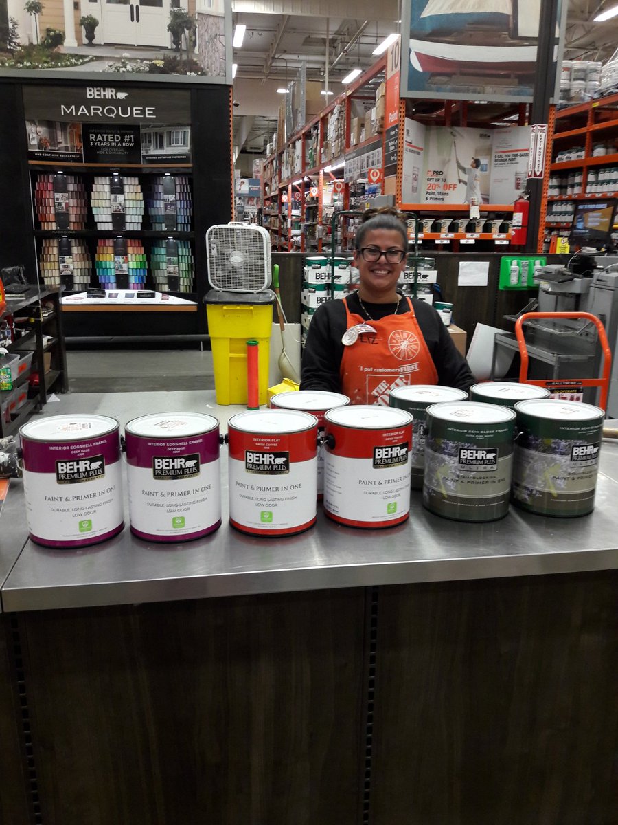 Liz killin it this slow rainy morning with this big order