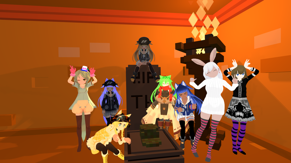 あお ﾆｺ生 麦ちゃ Vrchat En Twitter Tkダンジョンクリアしました クリア後に突如不正に現れた謎の人物 一体何者なんだ Vrchat 鹿さん