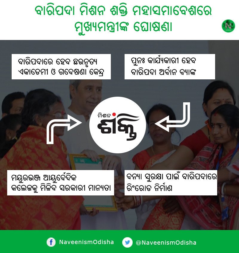 NaveenismOdisha's tweet image. Accelerating #Developmemt with its all possible strong wings.

#WomenEmpowerment
#EmpoweredOdisha
#Naveenism
