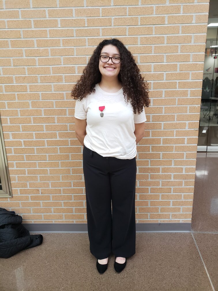 CRHS_Indy's tweet image. Paulina Correa awarded Silver for her Group II Clarinet solo.#ISSMA