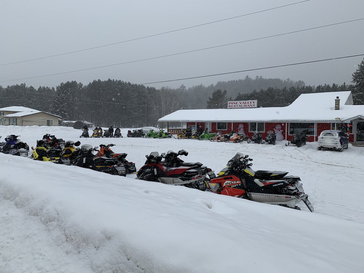 joeplazek's tweet photo. Pine Valley Restaurant Griffith ONT #gosledding https://t.co/LW3NnNAvyU
