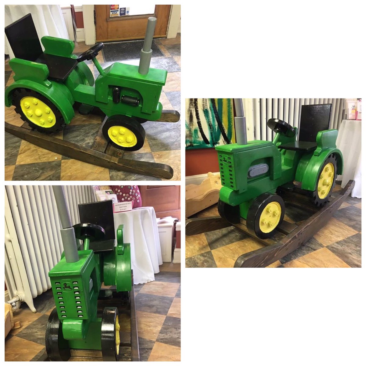 john deere rocking tractor