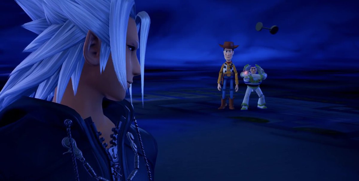 SlidingDash's tweet image. If you ever feel stupid, just remember Buzz Lightyear pointed his laser gauntlet at Xehanort
