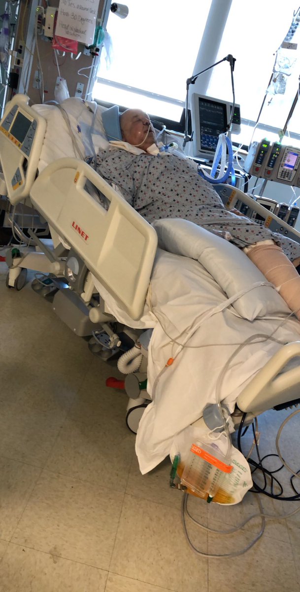 RealKyleWolff's tweet image. Still sedated, hoping to wake him up by Monday. You got this, pops.
#BeElite #FuckTumors #KickOutAt2