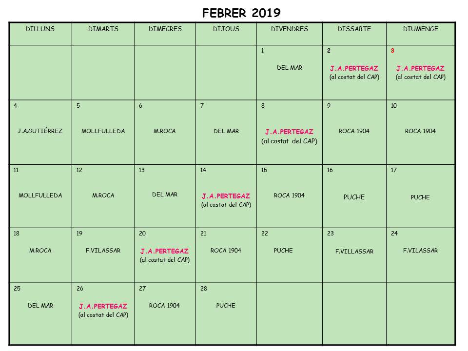japertegaz's tweet photo. Calendari de guàrdies de les Farmàcies de Vilassar de Mar per aquest Febrer'19 #farmaciadeguardia #vilassardemar https://t.co/97t5C0bm3J