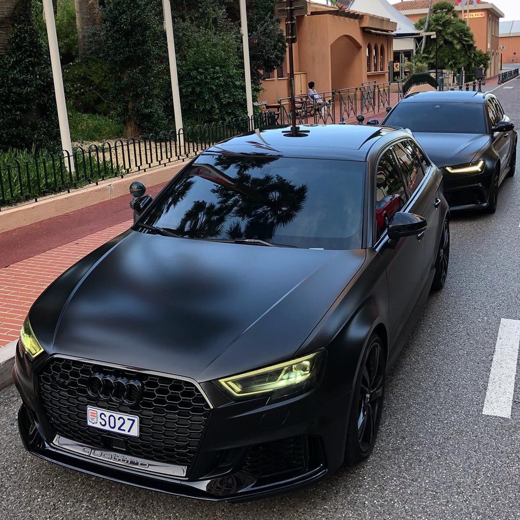 PosBadAudi's tweet photo. Black Gang 💥 #RS3 #RS6 https://t.co/9o5xtP0Ume