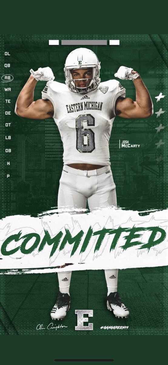 JoshMcCarty25's tweet photo. I am committed..🦅 #GangGreen19💚 https://t.co/hGQjq9rdM1