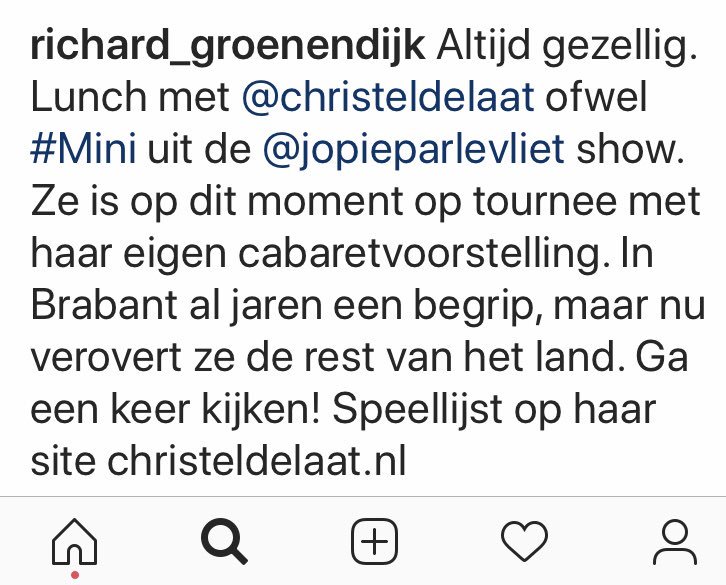 Hoe lief is dit bedankt Richard