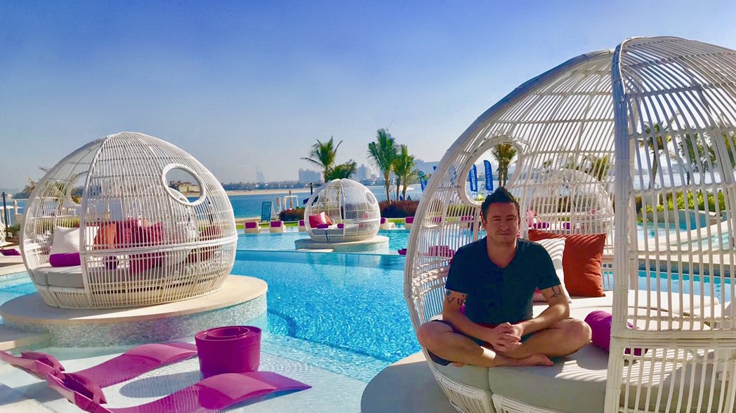 imdavecleary's tweet photo. Great weekend at the @WDubaiPalm πππ #weekendvibes #MyDubai #hitescape #DestinationDave https://t.co/9S8lnbG4qB