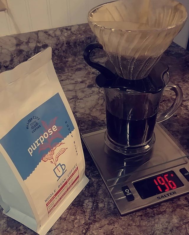 Saturday morning pour over with @bridgecitycoffee. bit.ly/2Tu3P18