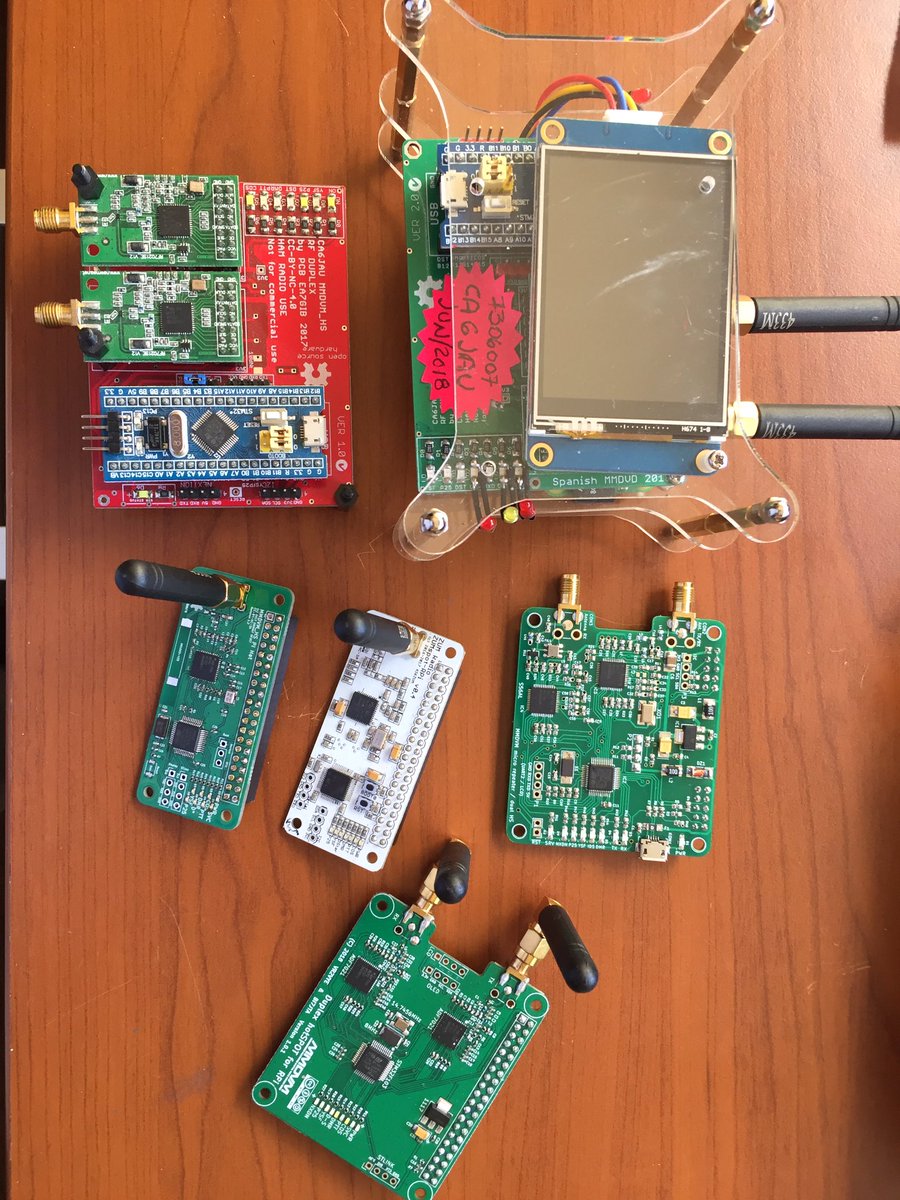 juribeparada's tweet photo. My #MMDVM_HS boards. Thanks @ea7gib @rsolano @quini7620 #KI6ZUM @flo_0_ @DB9MAT @S56AL @Winters_CN #MMDVM https://t.co/ShWIvhKT2l