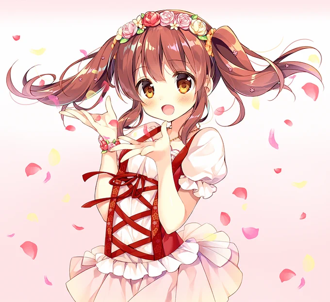 #ツインテールの日

過去絵上げて描いた気になるやつ～～～!
落ち着いたら2次絵らくがきもっとしたいな～ 