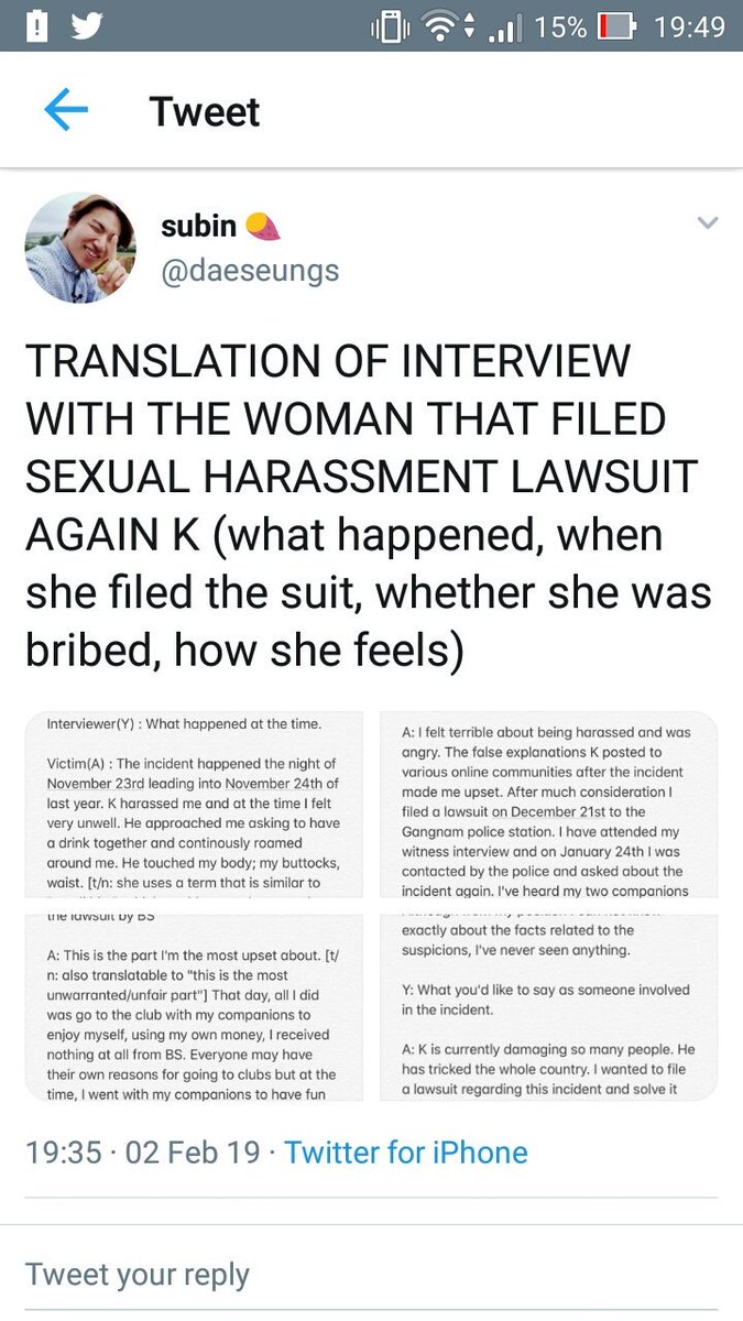 bigbangkings88's tweet photo. You guys know what's sad??The real victim cant even speak up about the injustice done to her without being doubted on by a bunch of blind Knets who cant see anything beyond lies fed to them by MrK &amp; Kmedia! 
#BurningSun_Seungri 
#SeungriYouHaveUs #ApologizeToSeungriandthevictims https://t.co/7yjrOVTU13