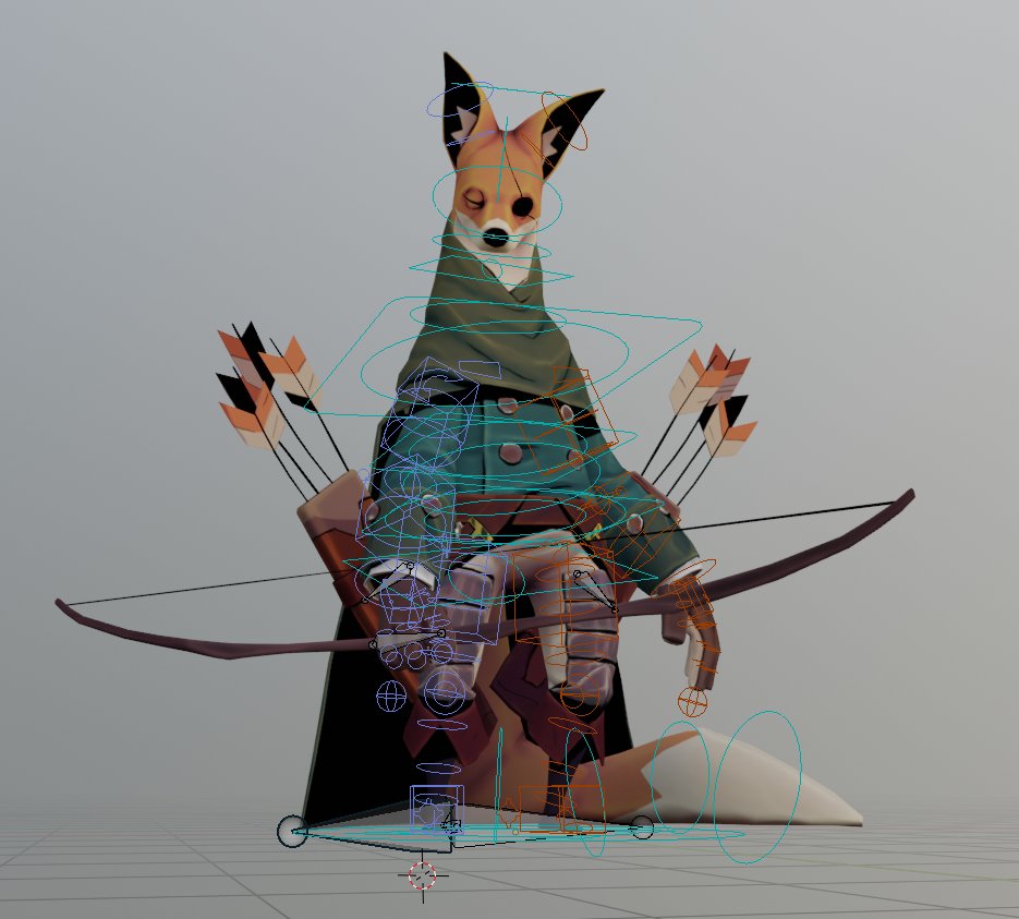 you16_0823's tweet image. Weight Painted in Blender2.8
Rigged by Auto-Rig Pro 3.41