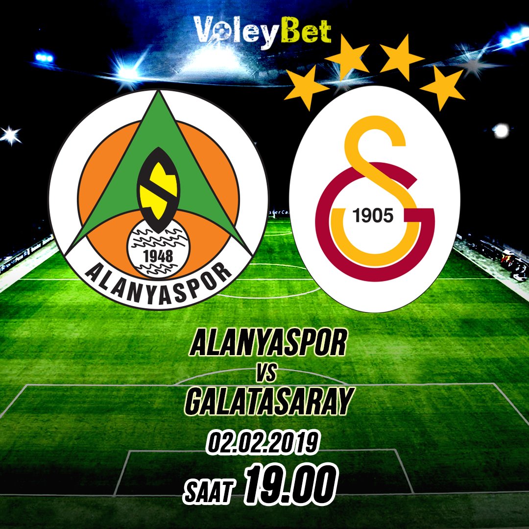 Türkiye Spor Toto Süper Lig Maçın'da Alanya Spor ve Galatasaray'a başarılar dileriz !Bahis Heyecanı voleybet.com Voleybet'te! #Galatasaray #Alanyaspor #uefa #uefaavrupaligi #voleybet #bahis #canlıbahis #iddaa #Cumartesi #TacsızKral #MetinOktay