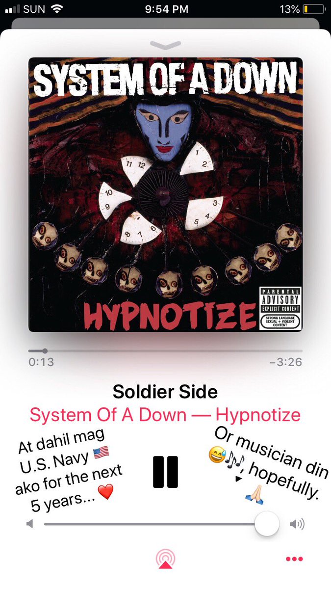 _AngeloTriNidad's tweet photo. #SOAD ❤️🎶 #TheTrooper #SoldierSide 🙏🏻 https://t.co/sAOMFX5nv3