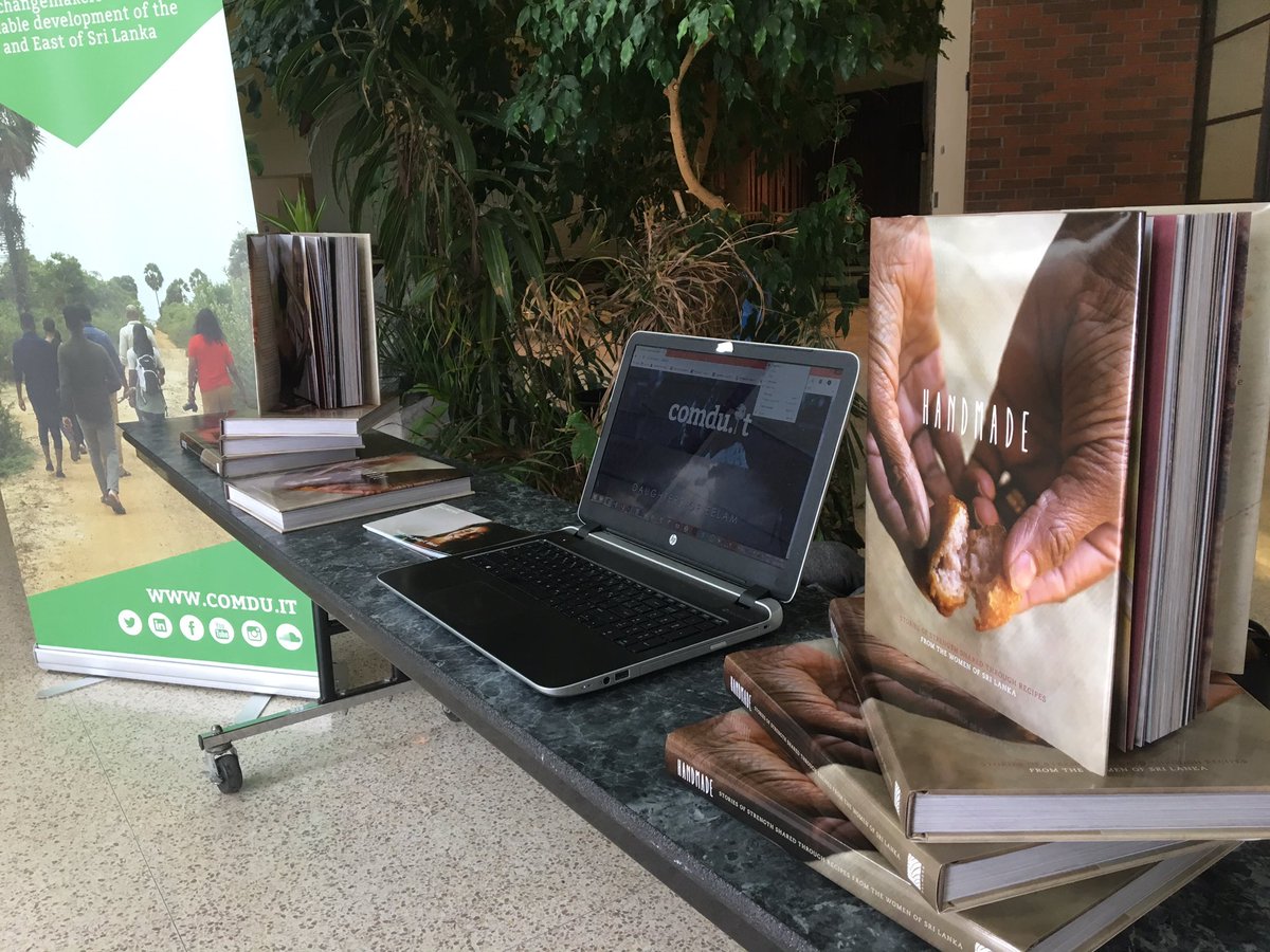Ssaina2's tweet photo. We are selling Handmade books @palmeraprojects! COME CHECK our booth out NOW!👌🏽🇱🇰😊📚@comduit @comduitde https://t.co/suPuduM0my