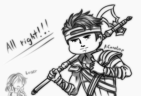 Leitz_ACaroline's tweet photo. Give me Boyd for Heroes, please, also, Mist actually calls him loser... I'm like... Mist burn him so much... IshipIt.

 #FireEmblem #FE09 #ACaroline #BoydforFEH https://t.co/aRk8rZiqQ3