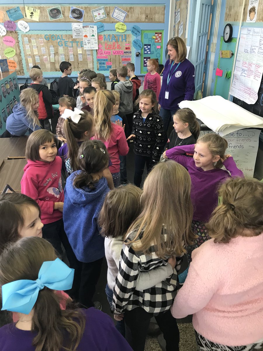 Mrs. Burrage’s class has been so kind to us this week! First compliments, then doughnuts!