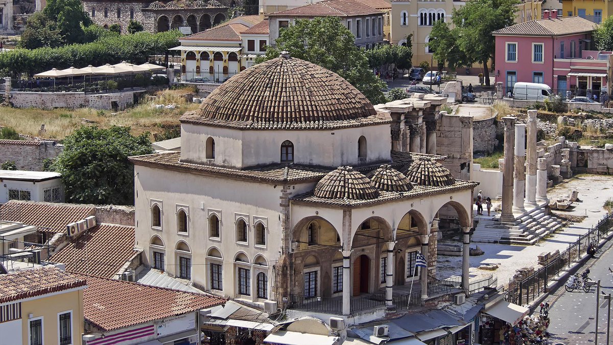 Cizderiye (Tzistarakis) Mosque, Athens, GreeceBuilt in 1759 by the Ottoman governor of Athens, Mustafa Agha, desecrated by the newly independent Greek State after 1830s and used as a ballroom, barracks, prison and a storehouse.