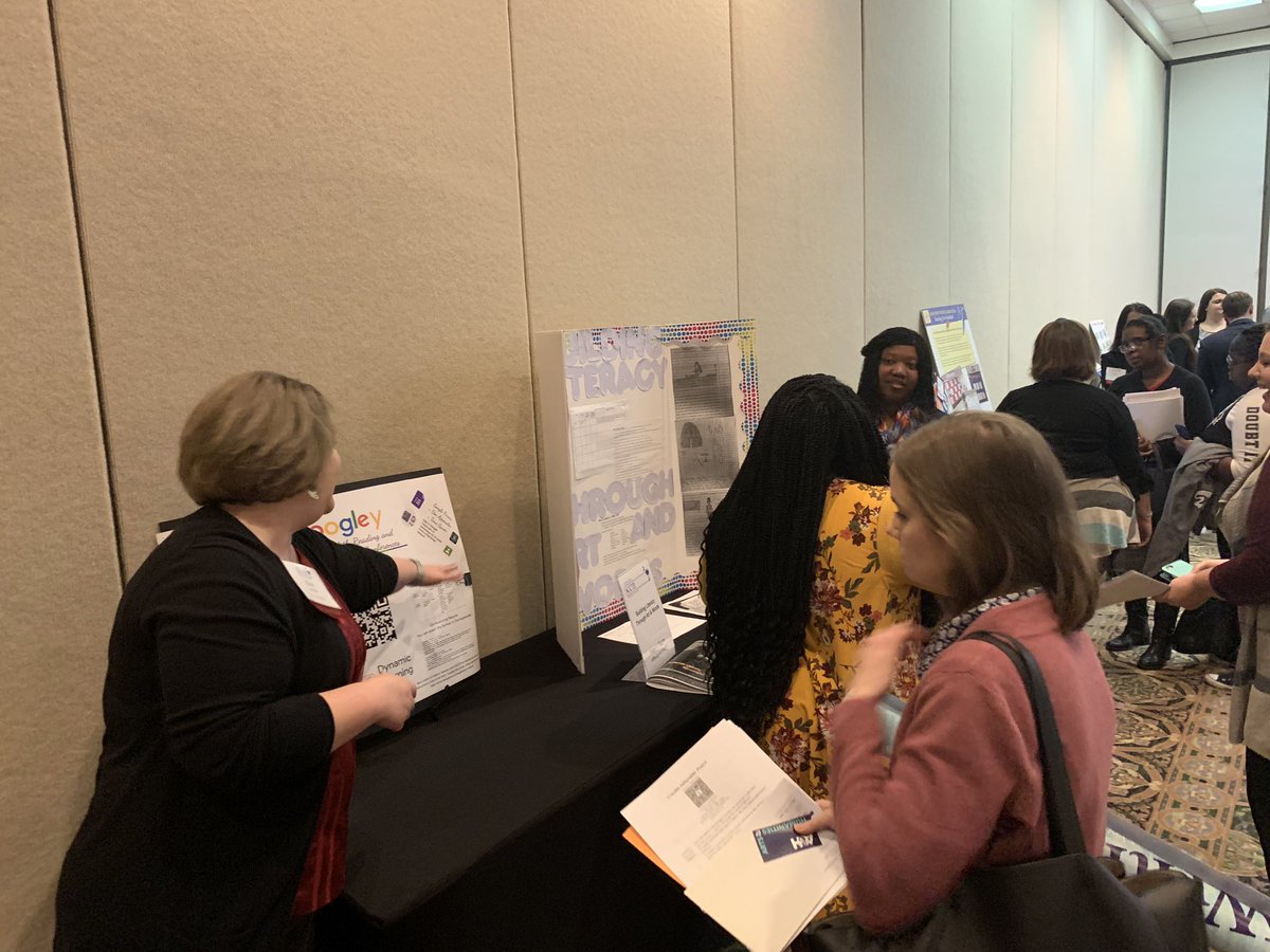 MsBeckham's tweet photo. Kim and I shared how we streamlined conferencing this morning during our #SCCTE19 poster session. Check out our Slides(in next tweet) to learn how you can too! #lex1literacy #DLPCoaching #PelionPROWL https://t.co/RbEcCBX172