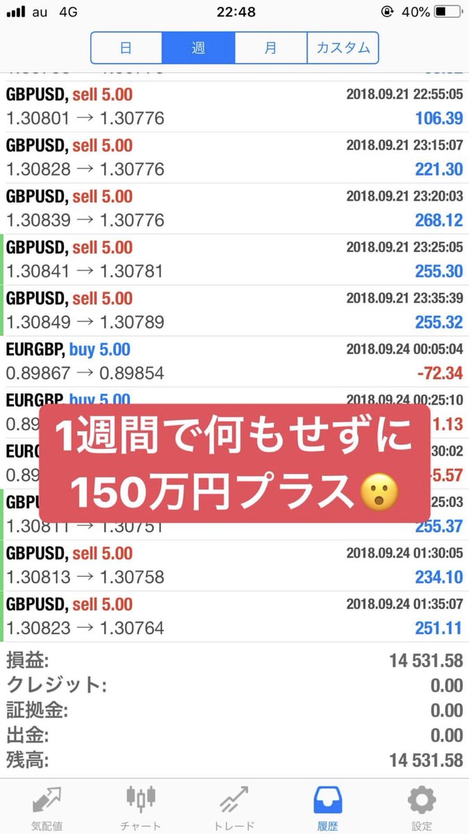 binary003's tweet image. ☘️FX 完全自動売買預金☘️
＊初期費用０円🉐
＊稼げなかったら返金保証🈶
＊過去5年間でマイナスなし⚠️
＊自動売買だから完全放置🆗
初心者🔰の方も1からサポート
全国に代理店拡大中！代理店やりたい方募集中💹
気になる方はDM又はLINE@にお願い致します‼️
#投資詐欺撲滅塾 #fxトレーダー