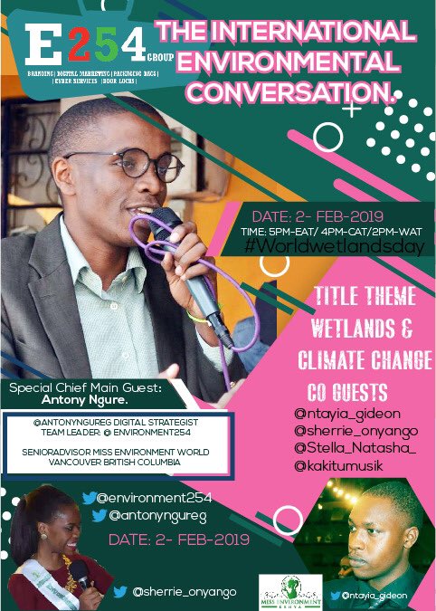 AntonyNgureG's tweet photo. Theme is climate change and wetlands #WorldWetlandsDay https://t.co/XQgd8dykOI