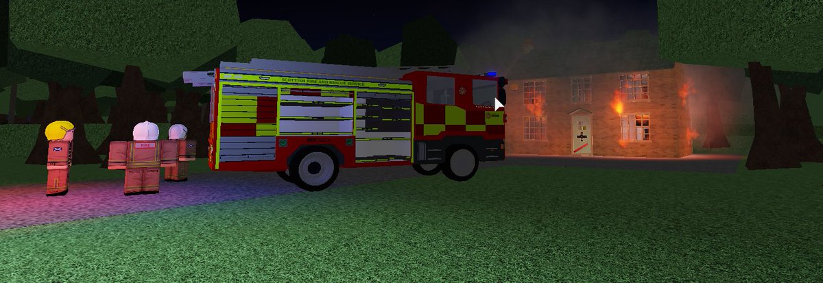 ScotlandGroup1's tweet photo. Firefighters are currently on scene of a house fire. NHS and Police have also responded. https://t.co/eecSaV9PzF