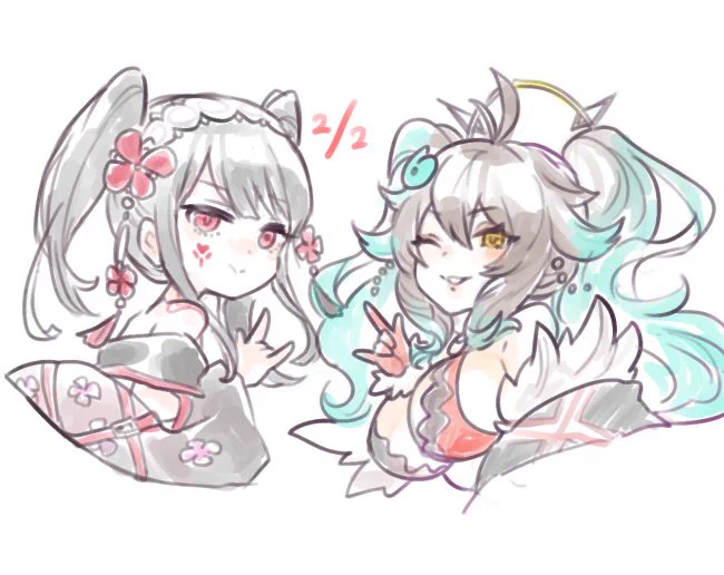 すべりこみらくがき
いろいろ間違えてる
#ツインテールの日 