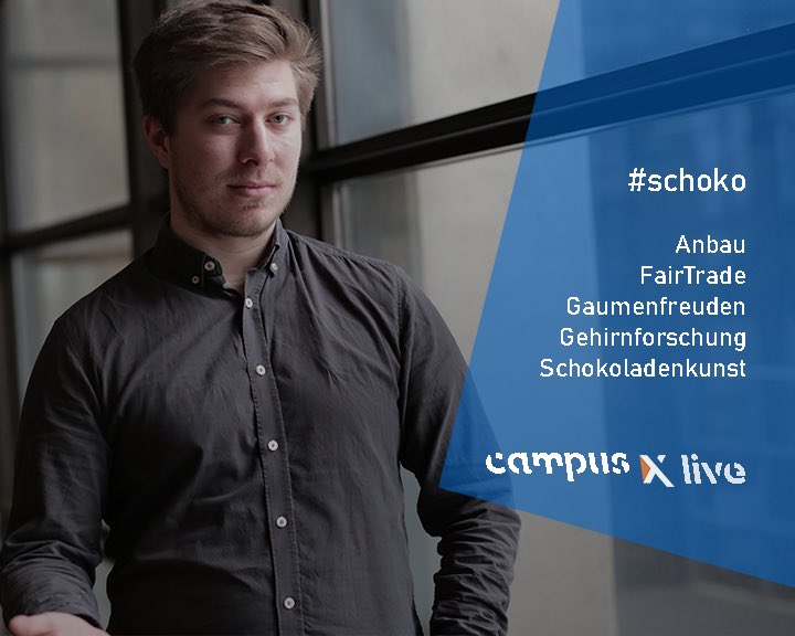Süße Versuchung 🍫❤️ Eine ganze Sendung zum Thema Schokolade #CampusXtra LIVE von <a href="/ctvtue/">CampusTV Tübingen</a> 
Dieses Wochenende bei Regio TV und online 👉 hd-campus.tv
