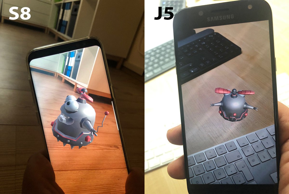 DevForMReality's tweet image. Playing a bit with @the8thwall AR. Works great! 👍