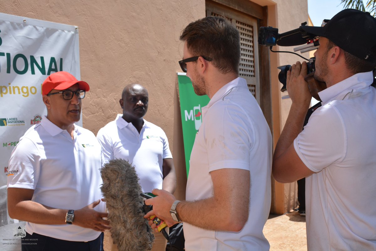 Min_TourismKE's tweet photo. CS @tunajibu - government will support sporting events that bring visitors to #MagicalKenya &amp; promote our tourist attractions @JoeOkudo @BrandKenya @magicalkenya @KICC_kenya @kwskenya @KenyaUtalii @Tourismfinance @TourismFund @Bomasofkenya #LadiesInvitational #BeachDestinationKE https://t.co/kyQWUUCFL5