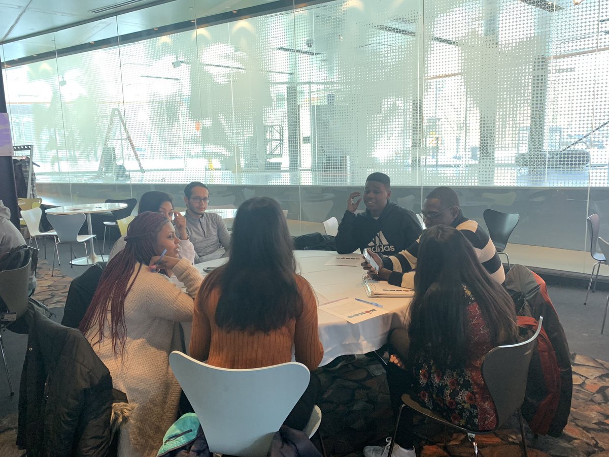 Opt4STEM's tweet photo. Opt4STEM Leadership Academy Students are working hard on their community projects this morning! Special thanks to our amazing @IITLeadershipAc mentors for their support! https://t.co/7jvjDd0Xkn