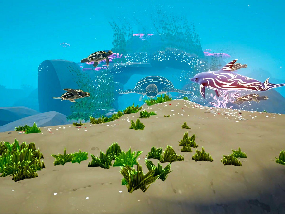 pushsquare's tweet photo. Jupiter &amp; Mars Is the Ecco the Dolphin Game You've Been Waiting For https://t.co/cSFWON7d5z #Tigertron #PS4 #PlayStationVR #JupiterMars #Trailers https://t.co/OjD9UOYXj0